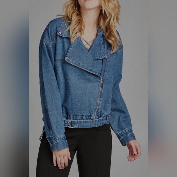 DEMIN JACKET CO-ORDER PANT SET